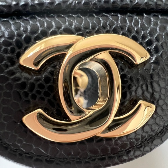 —SOLD—CHANEL M CLASSIC CAVIAR DOUBLE FLAP - Picture 8 of 8